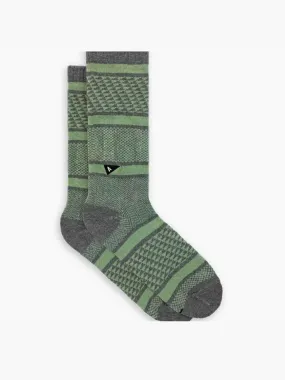 Casual Sock Nordic Pattern - Basil