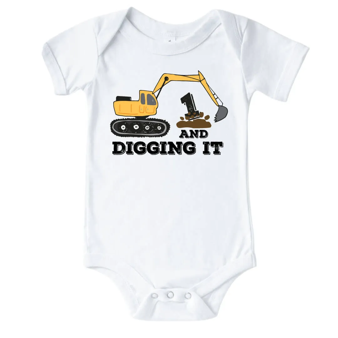 1 & Digging It Graphic Bodysuit | White