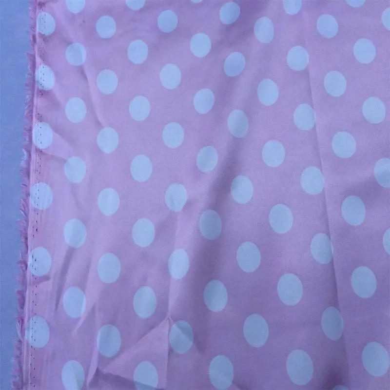 1/2inch Polka Dot Silky/Soft Charmeuse Satin Fabric