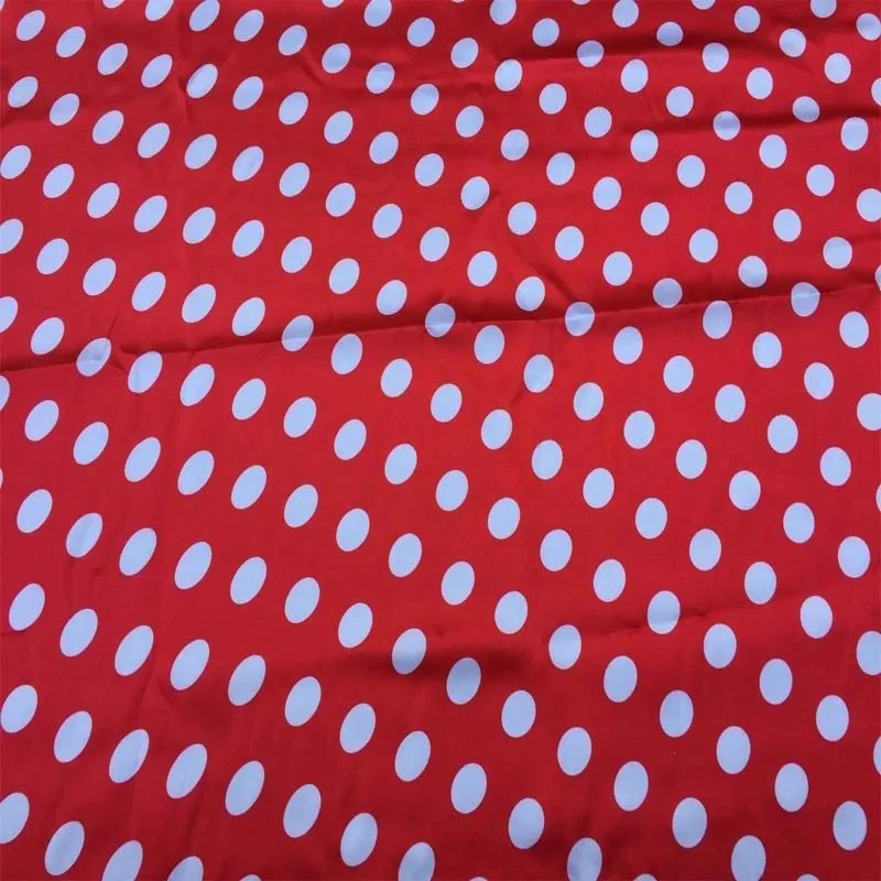 1/2inch Polka Dot Silky/Soft Charmeuse Satin Fabric