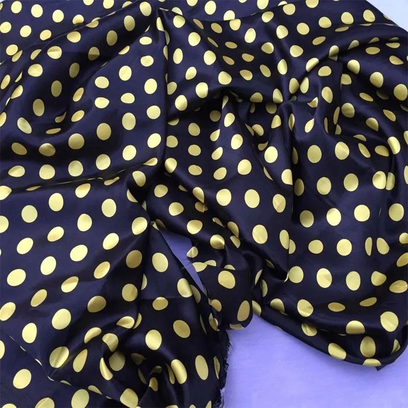 1/2inch Polka Dot Silky/Soft Charmeuse Satin Fabric