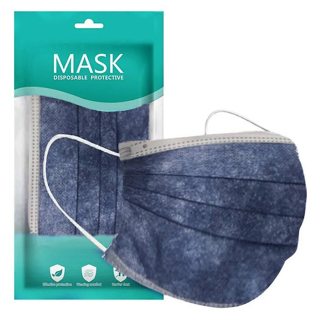 20pcs Masks Disposable Safety Face Mask Personal Breathable Facial Mask 3ply Ear Loop