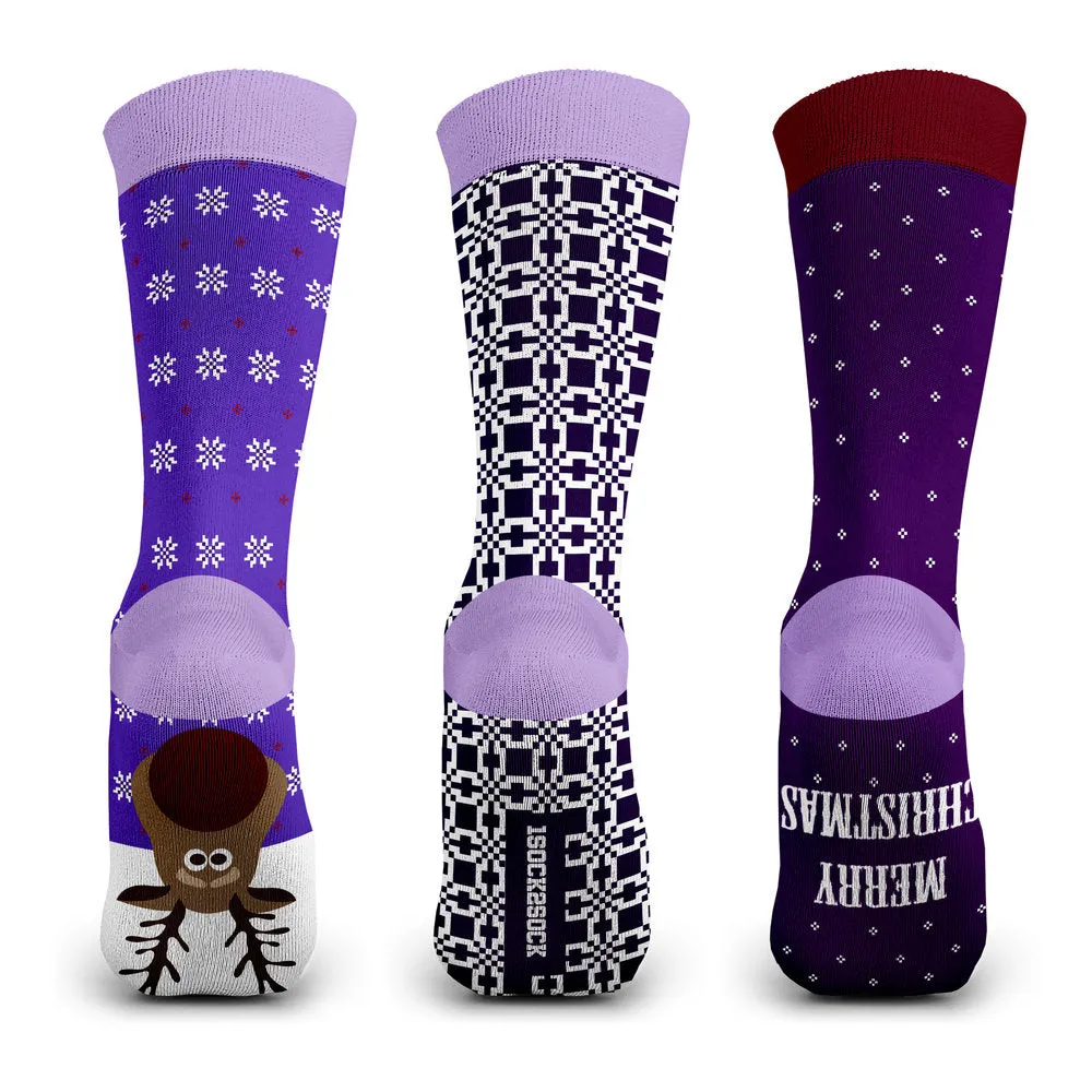 3 PACK CHRISTMAS SOCKS MERRY CHRISTMAS