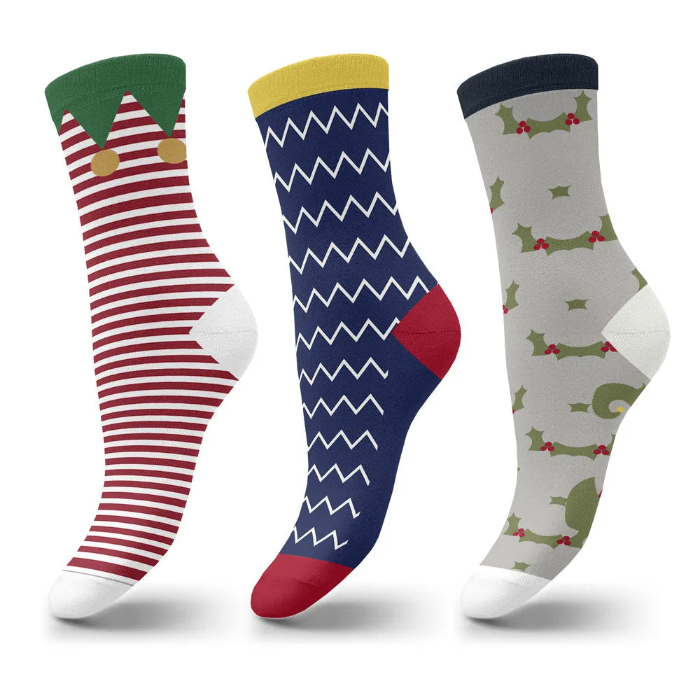 3 PACK CHRISTMAS SOCKS TREE