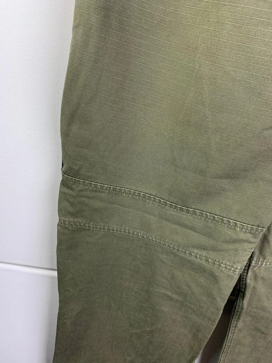 (30) Griffin 1990s Distressed Heavy Cotton Utility Cargo Trousers