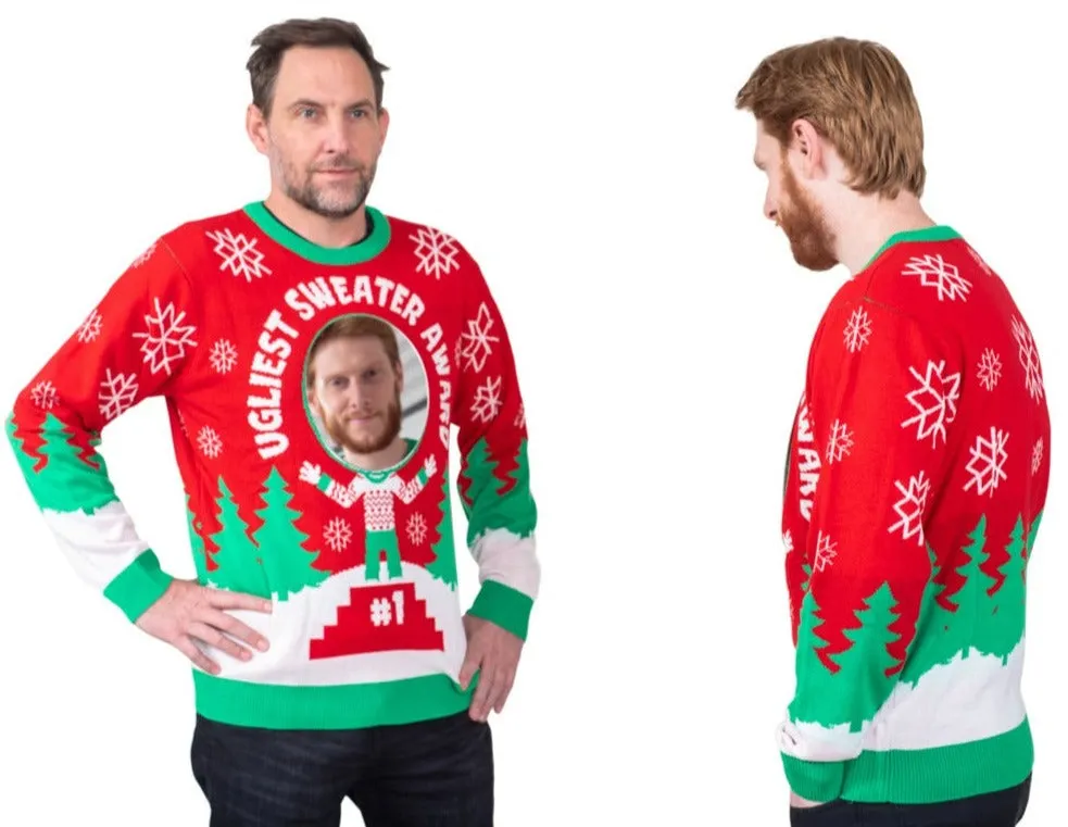 3D Mirror Ugliest Sweater Award Sweater