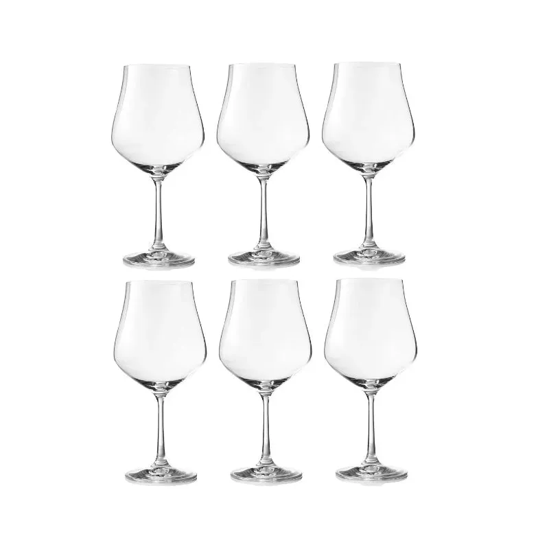 Akari Crystal Wine & Champagne Glasses | 600ml | Set of 6