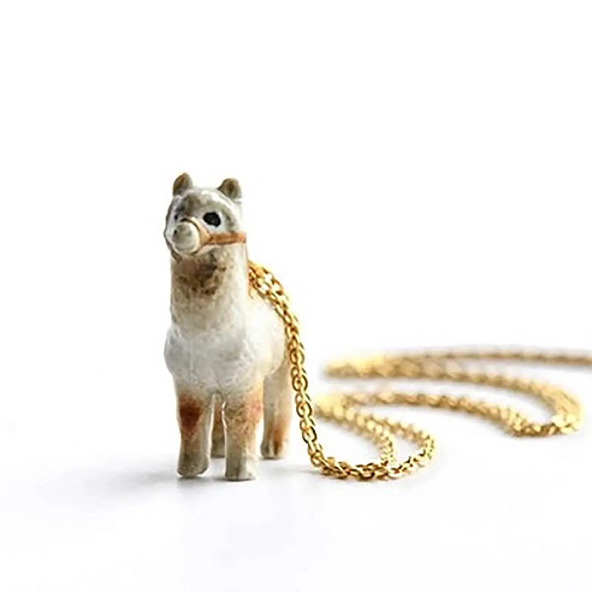 Alpaca Ceramic Pendant by Camp Hollow