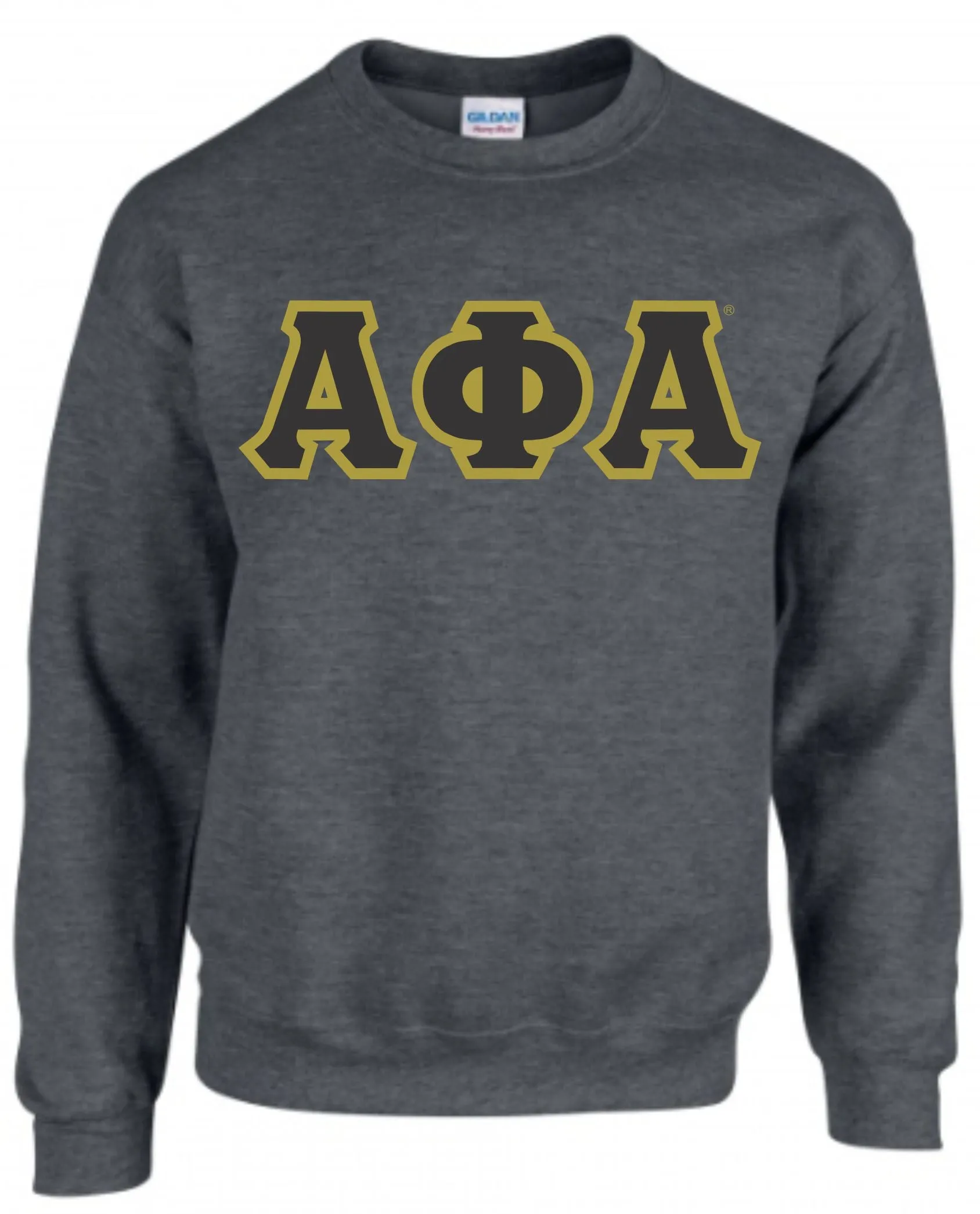 Alpha Basic Applique Crewneck