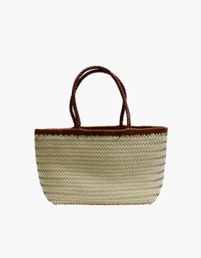 Amelia Woven Bag - Cream