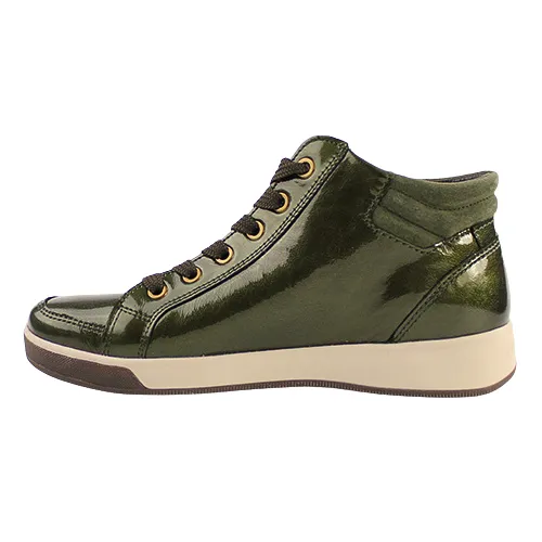 Ara Ladies Hi Top Trainers-24499-84-Green