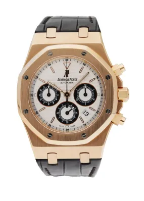 Audemars Piguet Royal Oak 26022OR 18K Rose Gold Chronograph Box & Papers