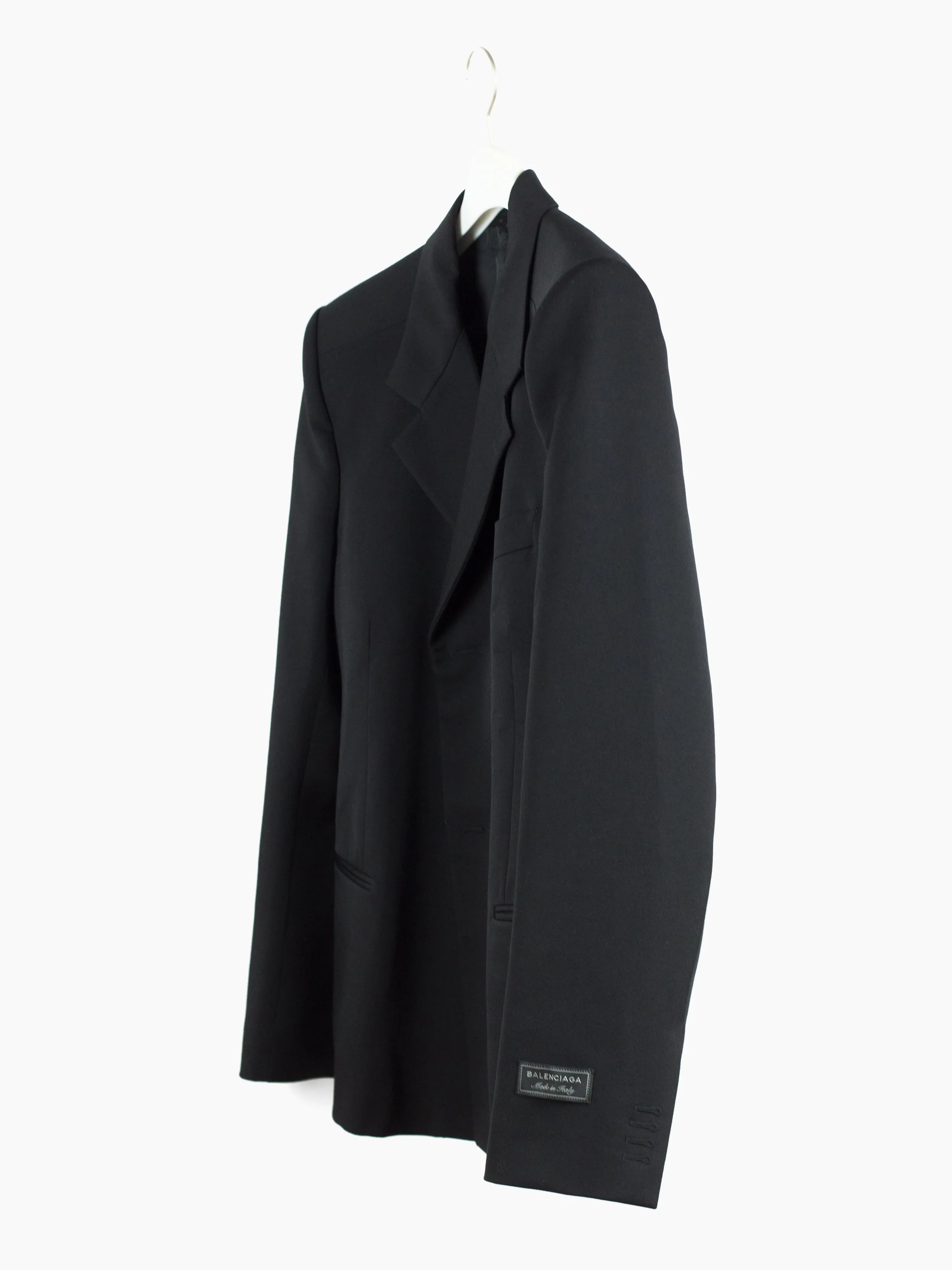 Balenciaga SS17 Shrunken Double-Breasted Blazer