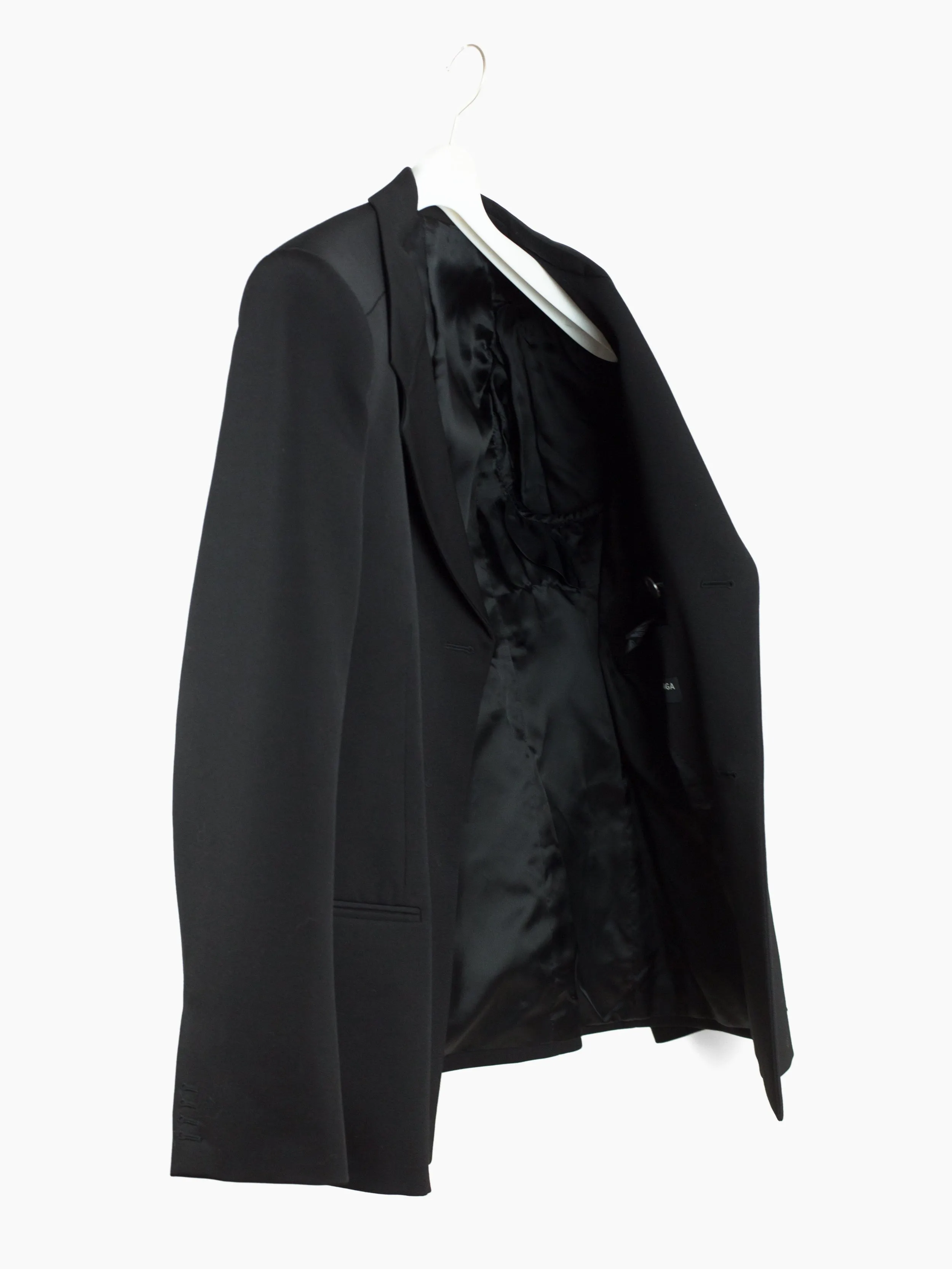 Balenciaga SS17 Shrunken Double-Breasted Blazer