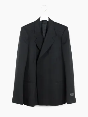 Balenciaga SS17 Shrunken Double-Breasted Blazer