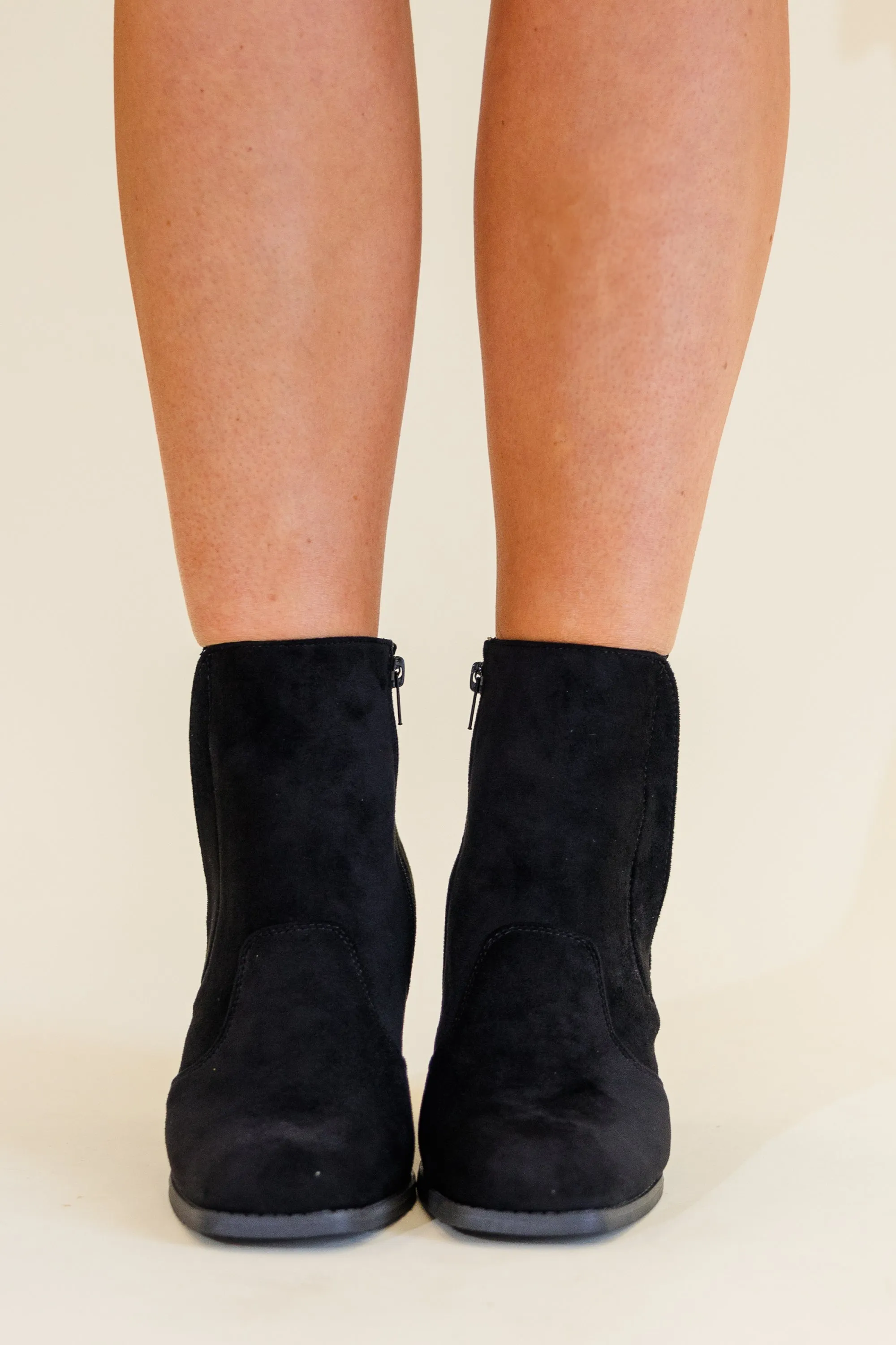 Basic Needs Booties, Black