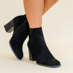 Basic Needs Booties, Black