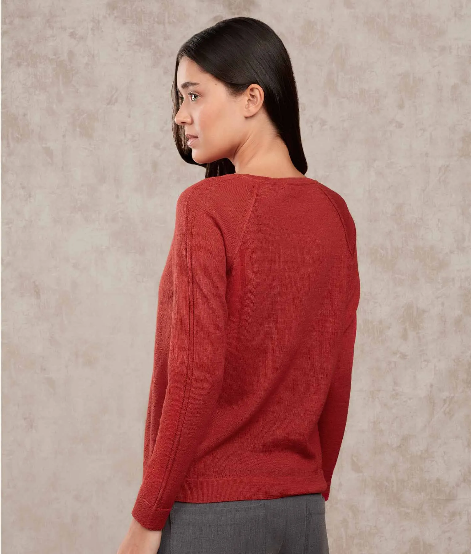 Basic Raglan Sleeves Sweater