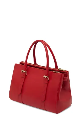 Bayswater Double Zip Tote Bright Red