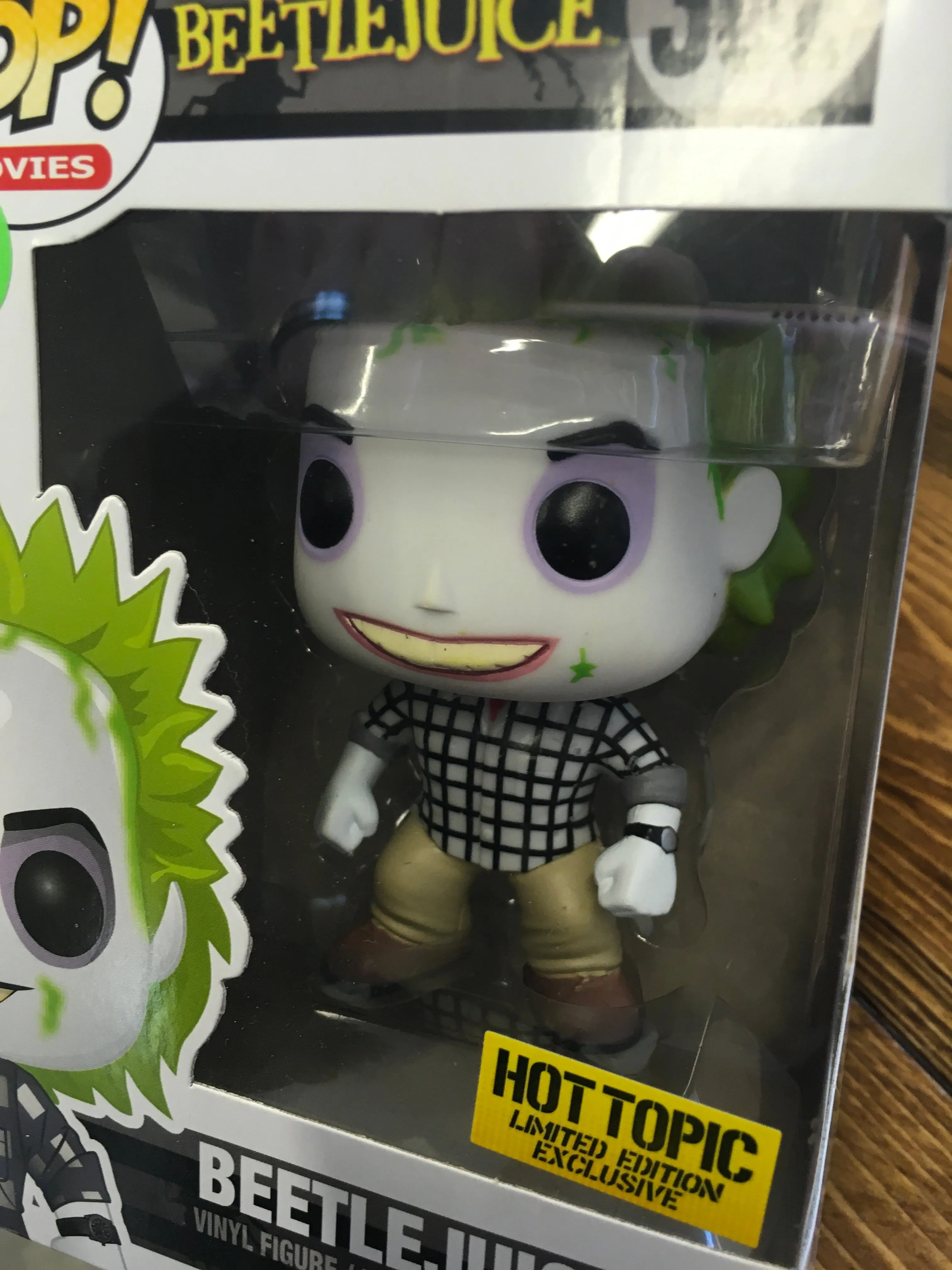 Beetlejuice Adam plaid exclusive Funko Pop! Vinyl Figure