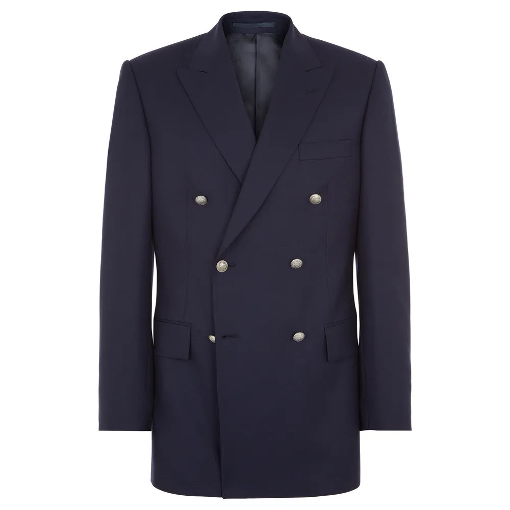 Belgrave Navy Double Breasted Wool Blazer