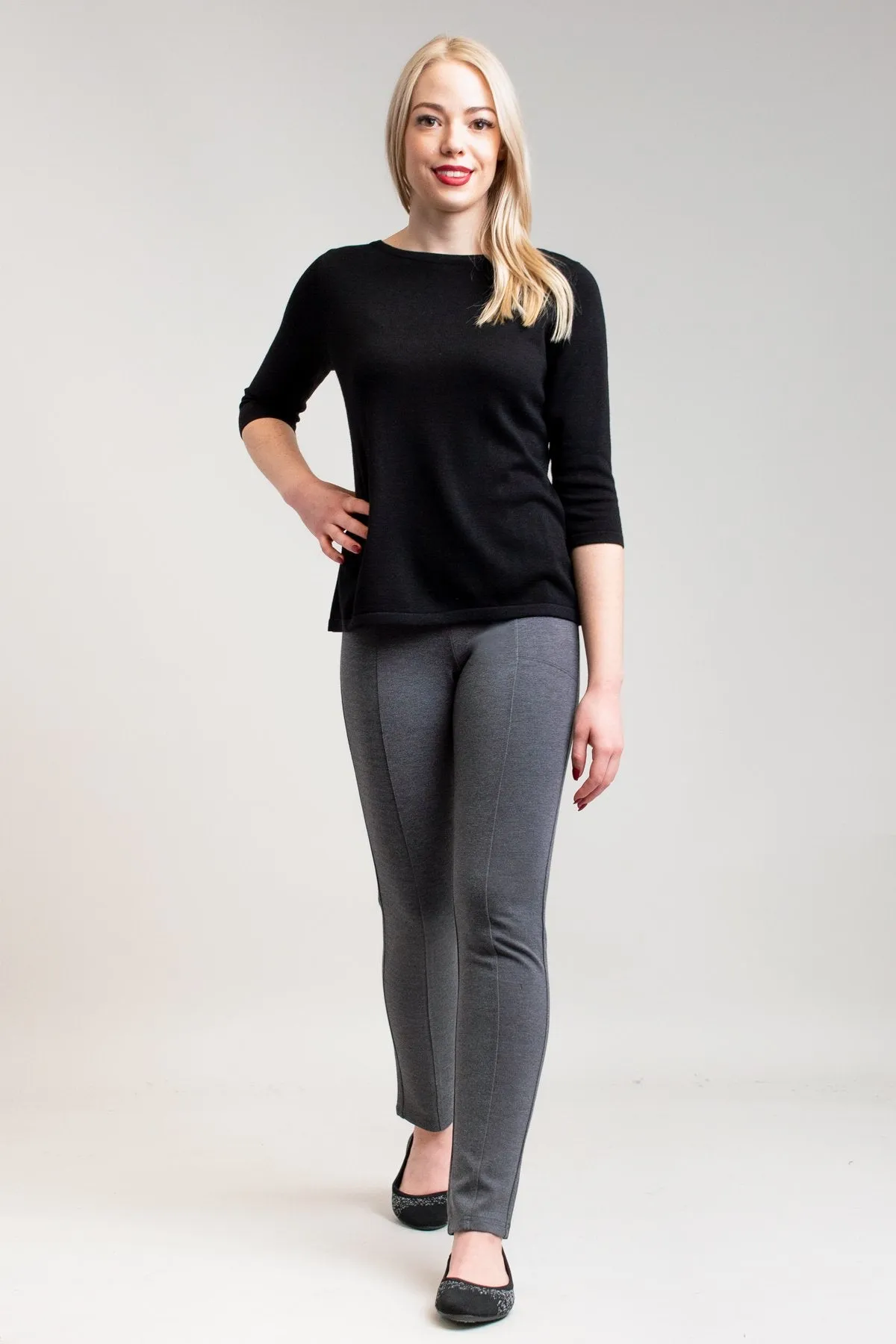 Betula Sweater, Black, Bamboo Cotton