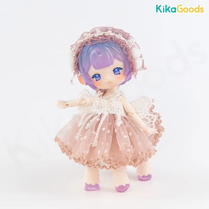 BJD Figure Clothes Polka Dot Fairy Skirt Suit