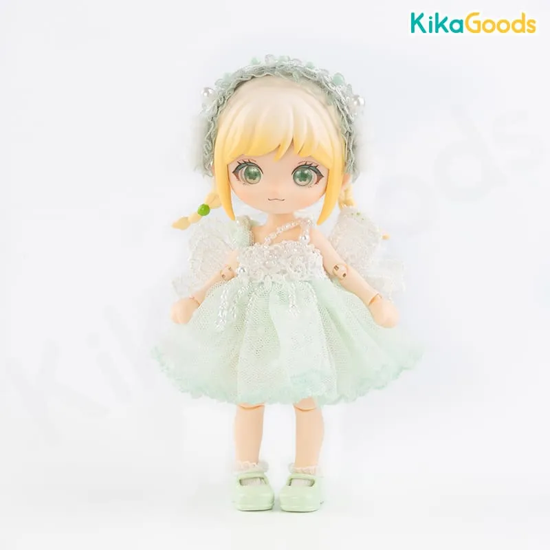 BJD Figure Clothes Polka Dot Fairy Skirt Suit