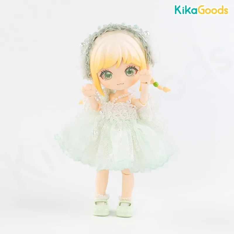 BJD Figure Clothes Polka Dot Fairy Skirt Suit