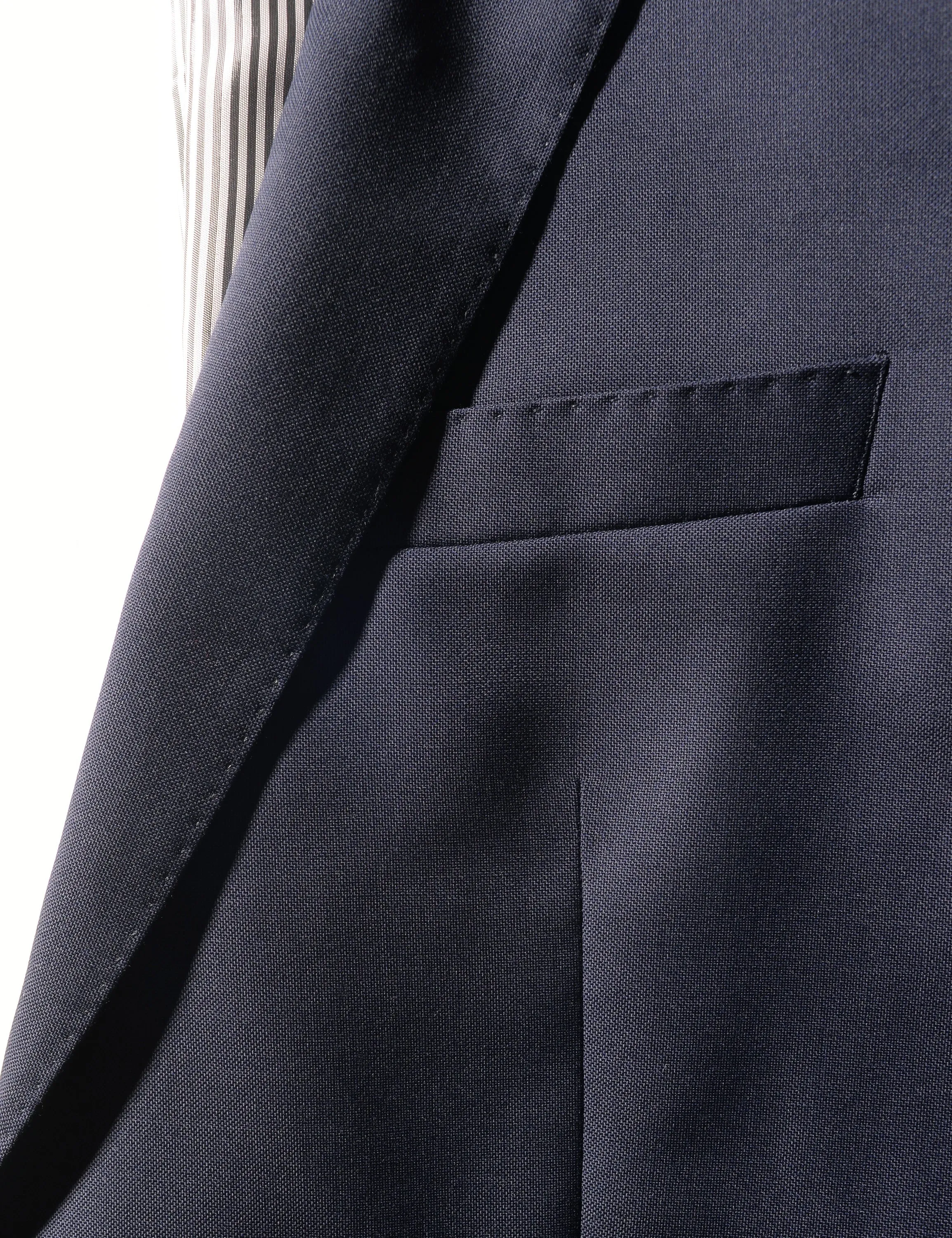 BKT50 Tailored Jacket in Super 110s Plainweave - Classic Navy