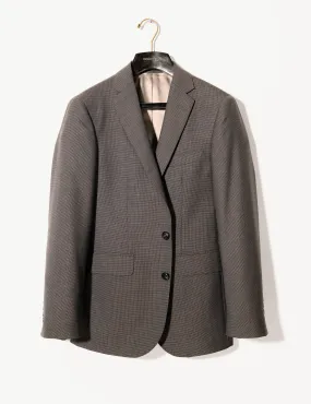 BKT50 Tailored Jacket in Wool Grid Weave - Iron Oxide