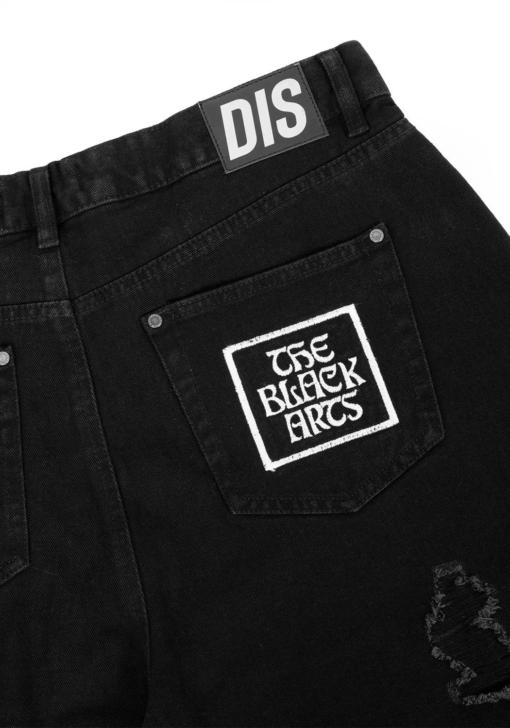 Black Arts Distressed Jeans