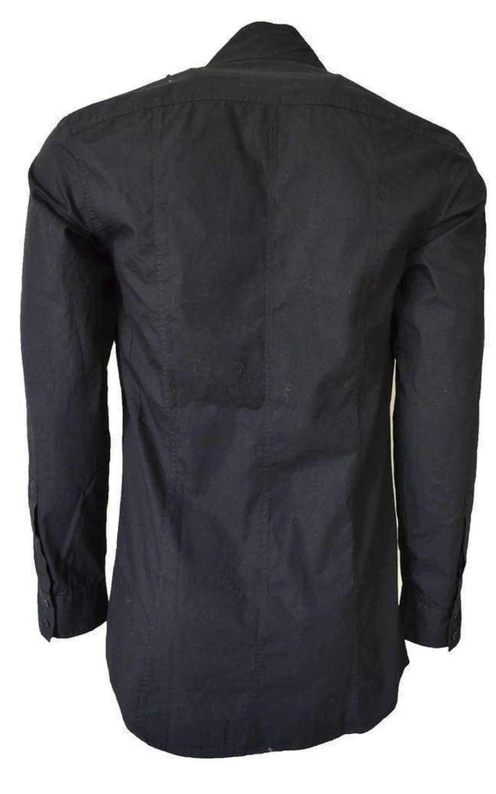 Black Shirt Double-breasted Jacket