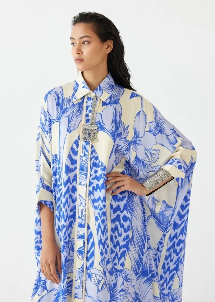 Blue Aphrodite Kimono & Pants