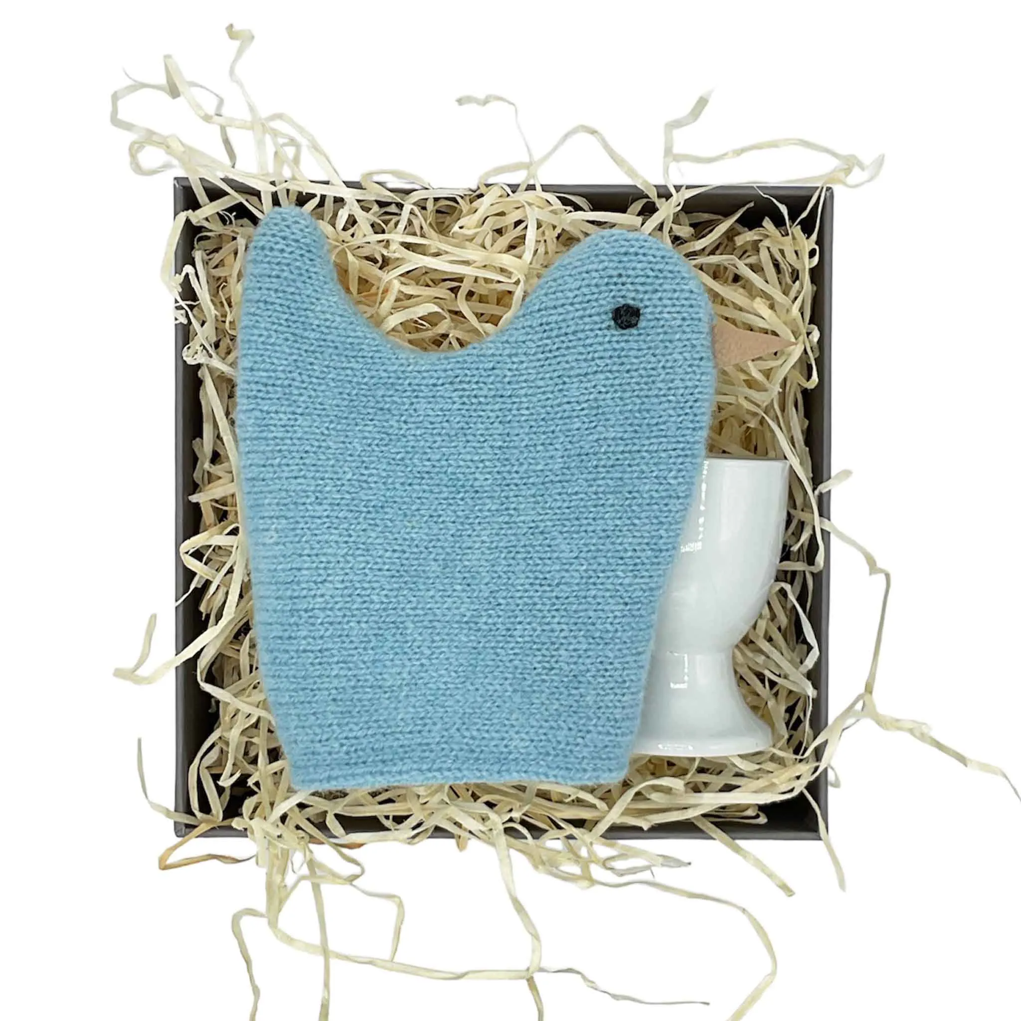 Blue Chick Egg Cosy Set