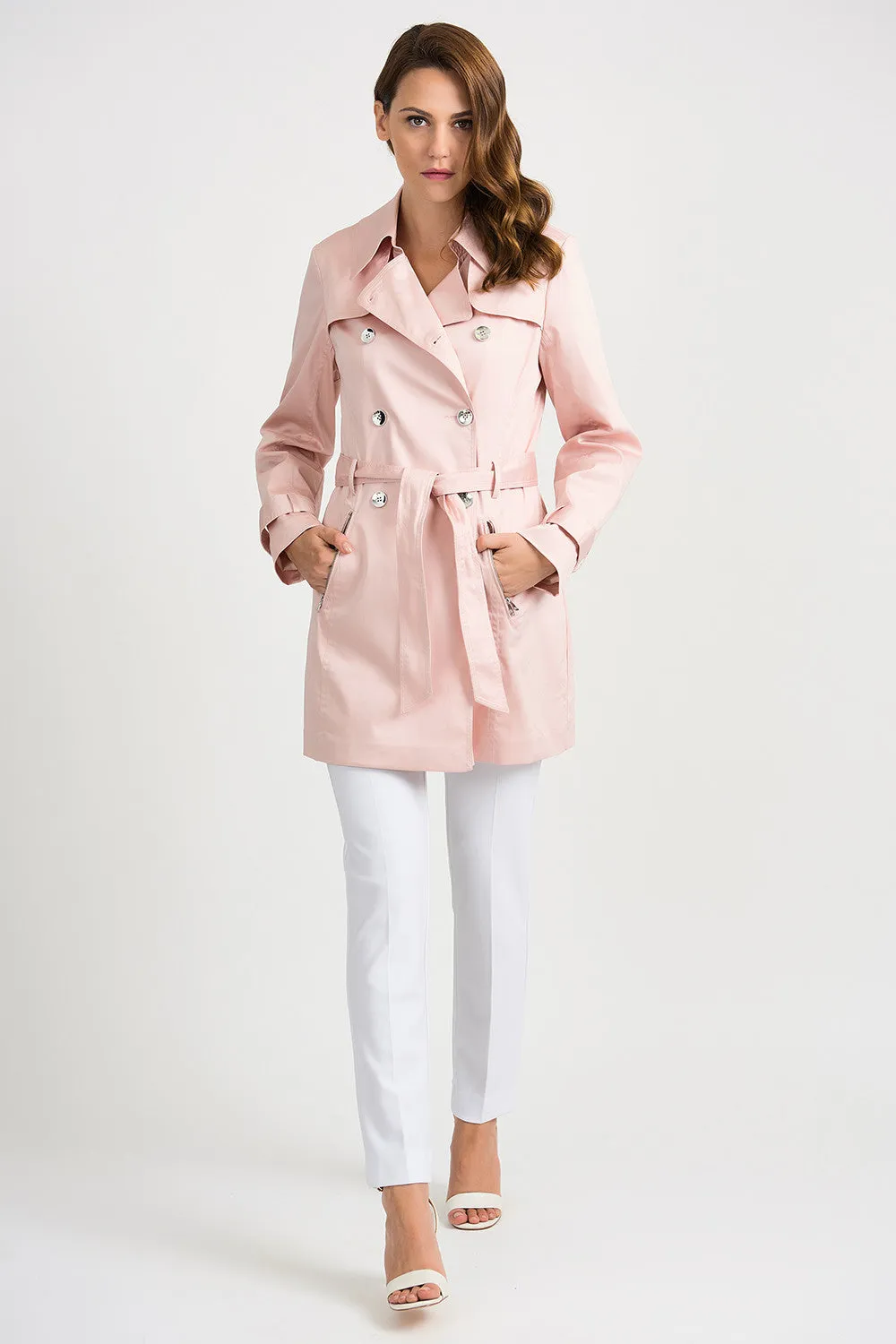 BLUSH PEA COAT