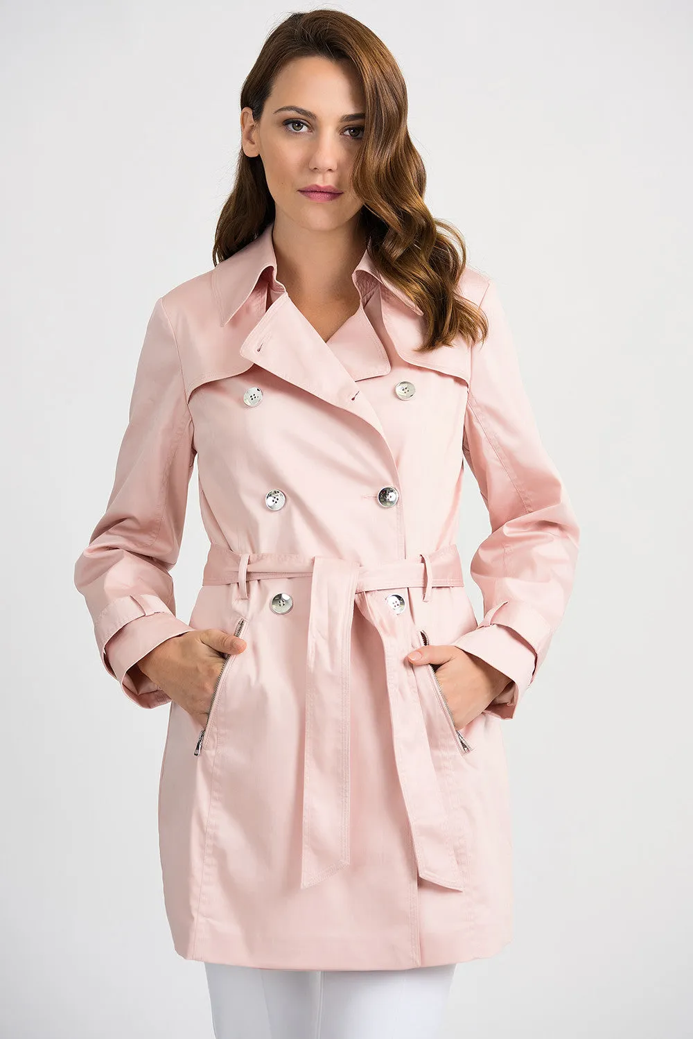 BLUSH PEA COAT