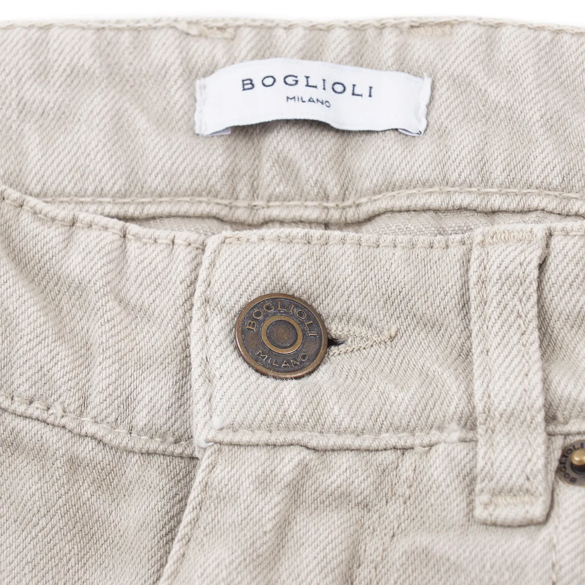 Boglioli Garment-Dyed Soft Denim Jeans