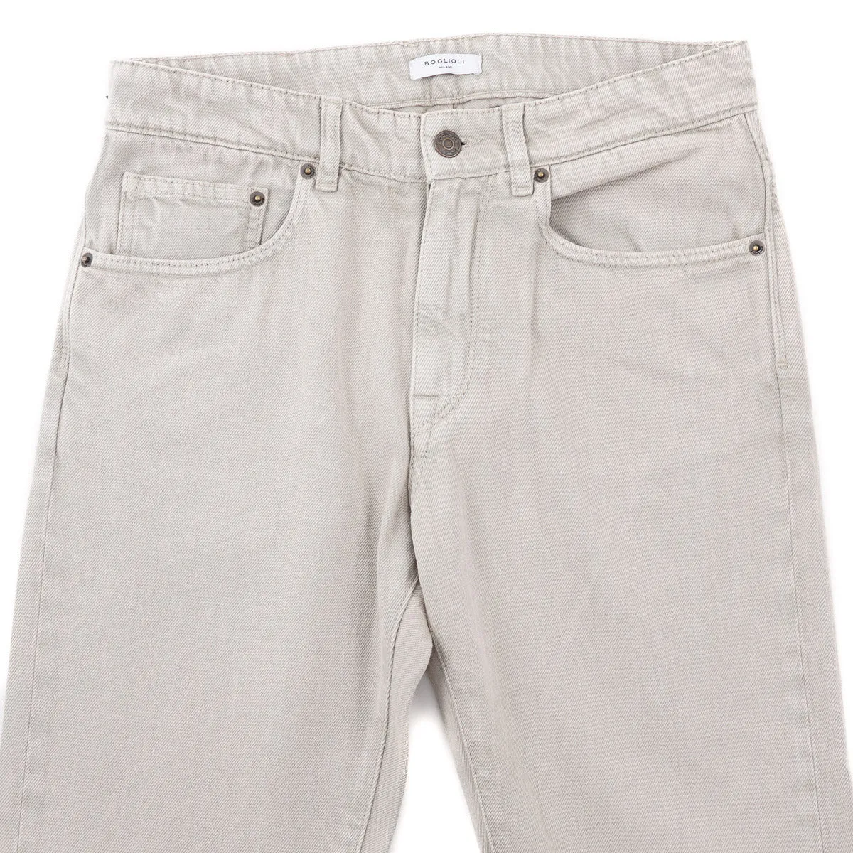 Boglioli Garment-Dyed Soft Denim Jeans