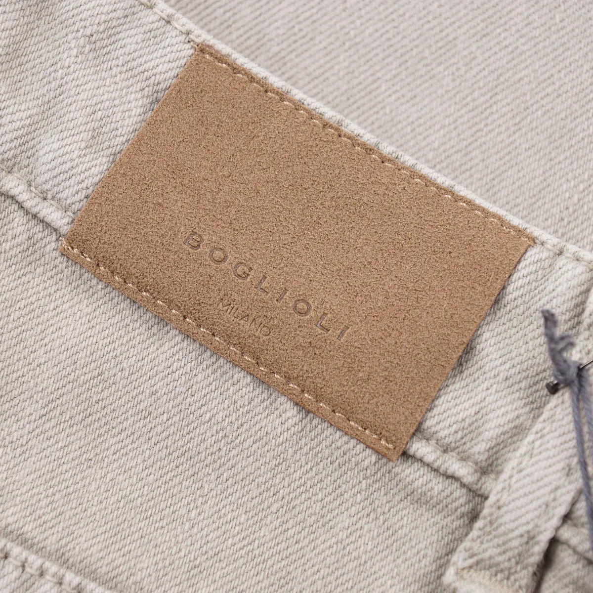 Boglioli Garment-Dyed Soft Denim Jeans