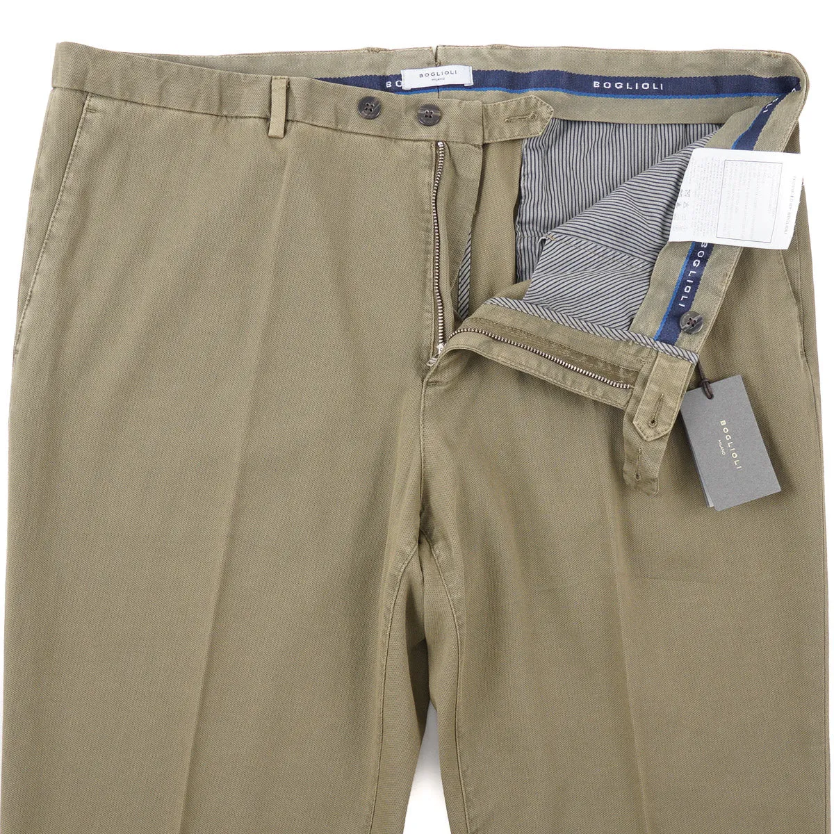 Boglioli Regular-Fit Woven Cotton Pants