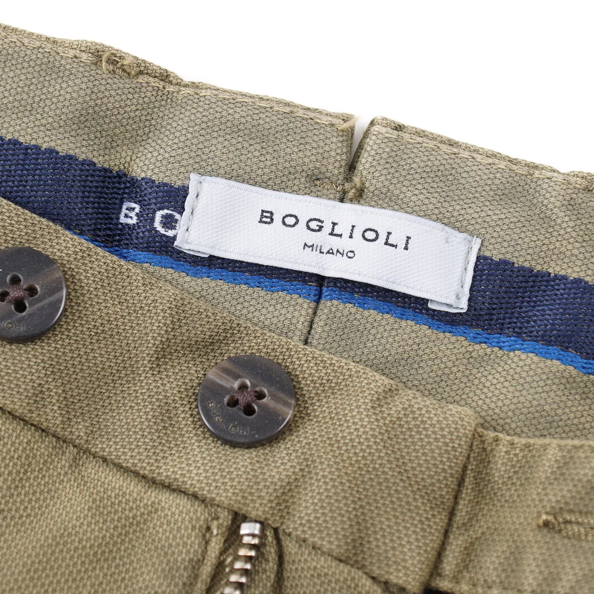 Boglioli Regular-Fit Woven Cotton Pants