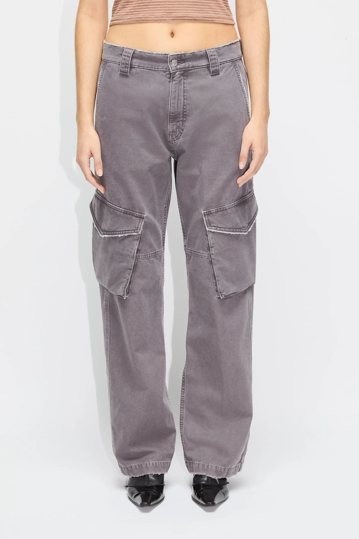 Bootcut Cargo Trousers