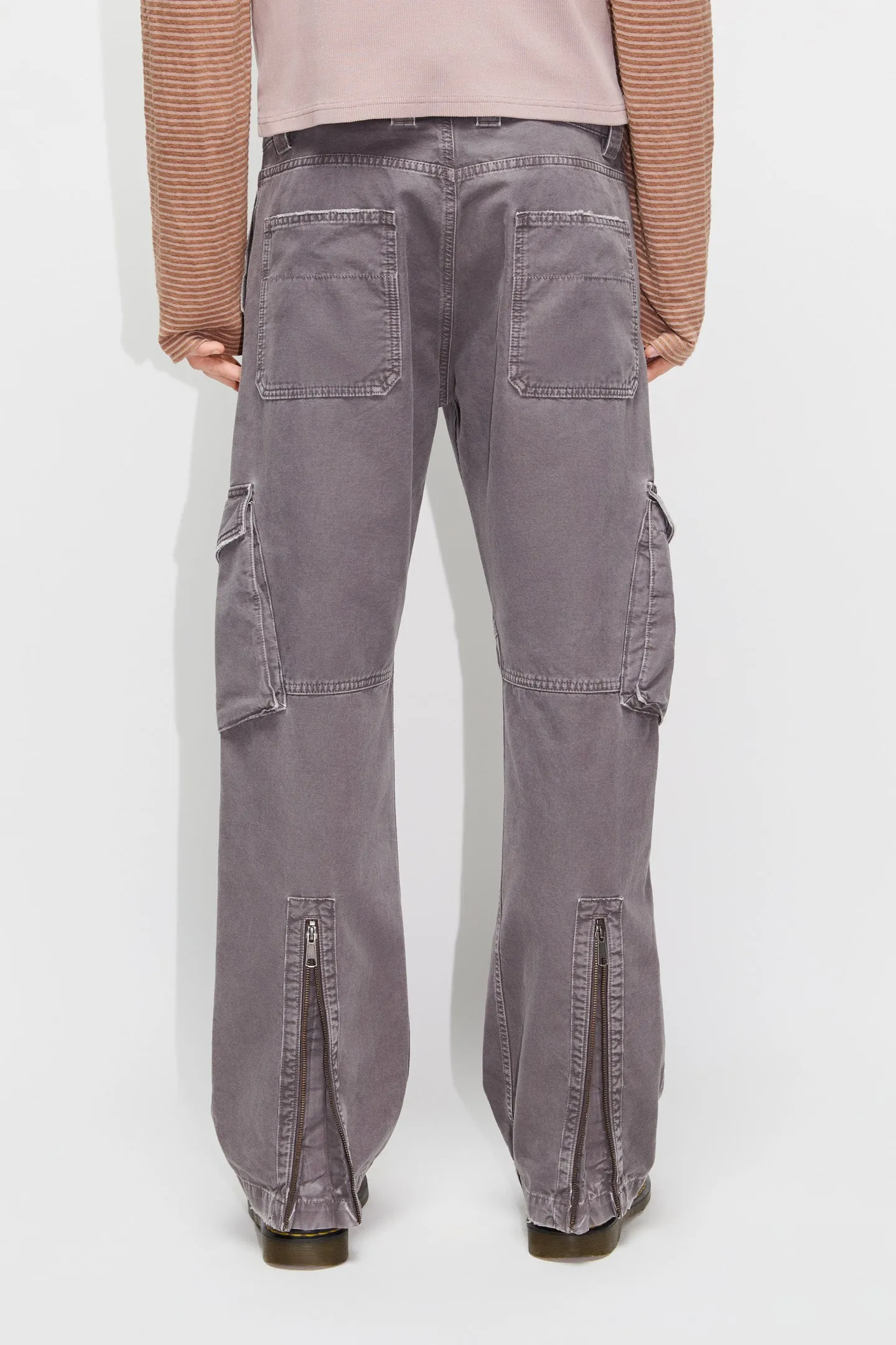 Bootcut Cargo Trousers