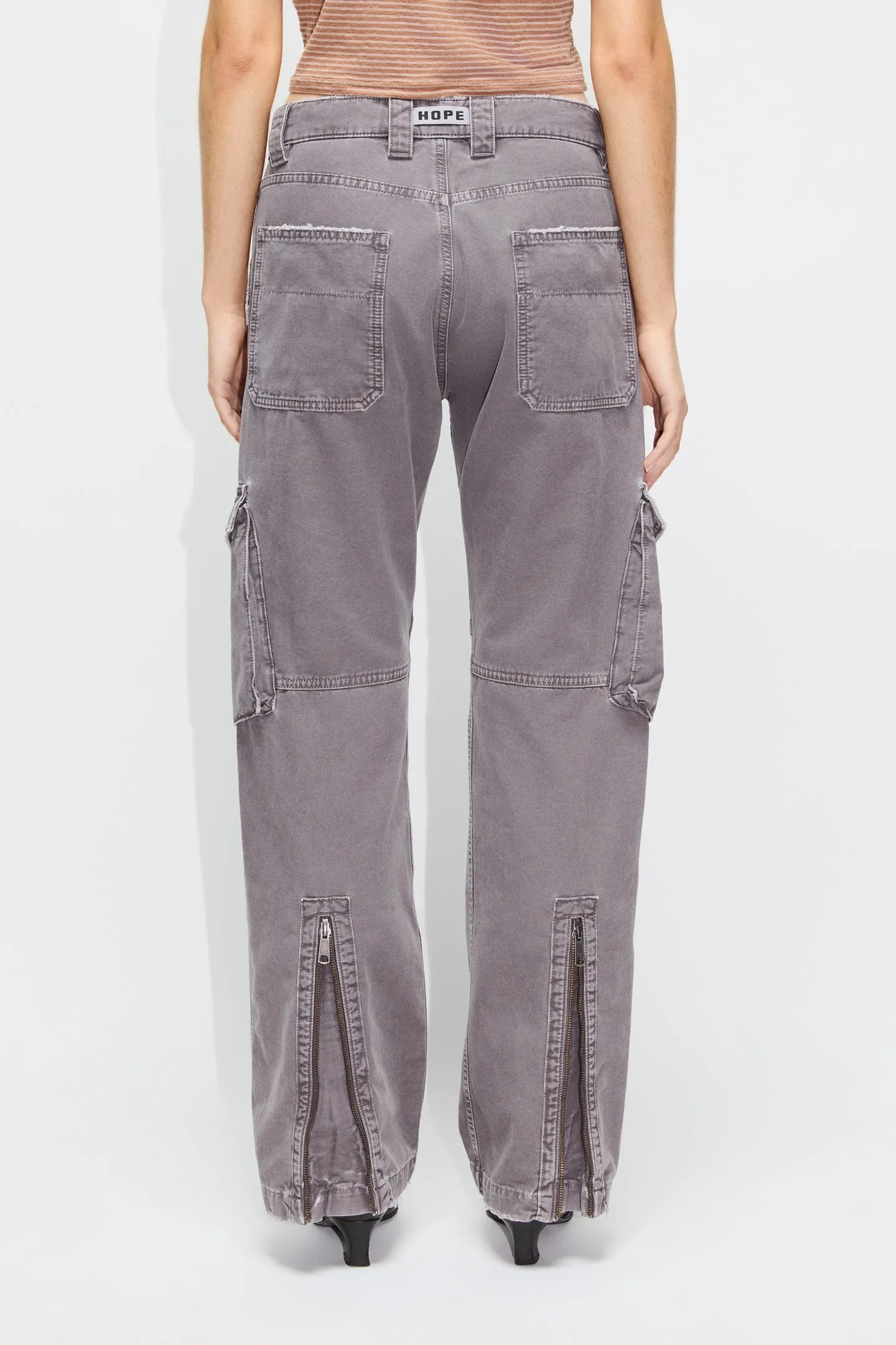 Bootcut Cargo Trousers