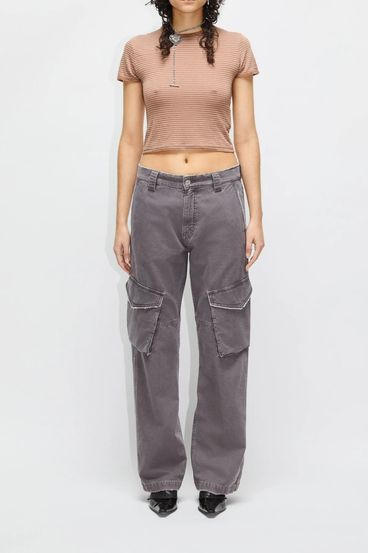 Bootcut Cargo Trousers