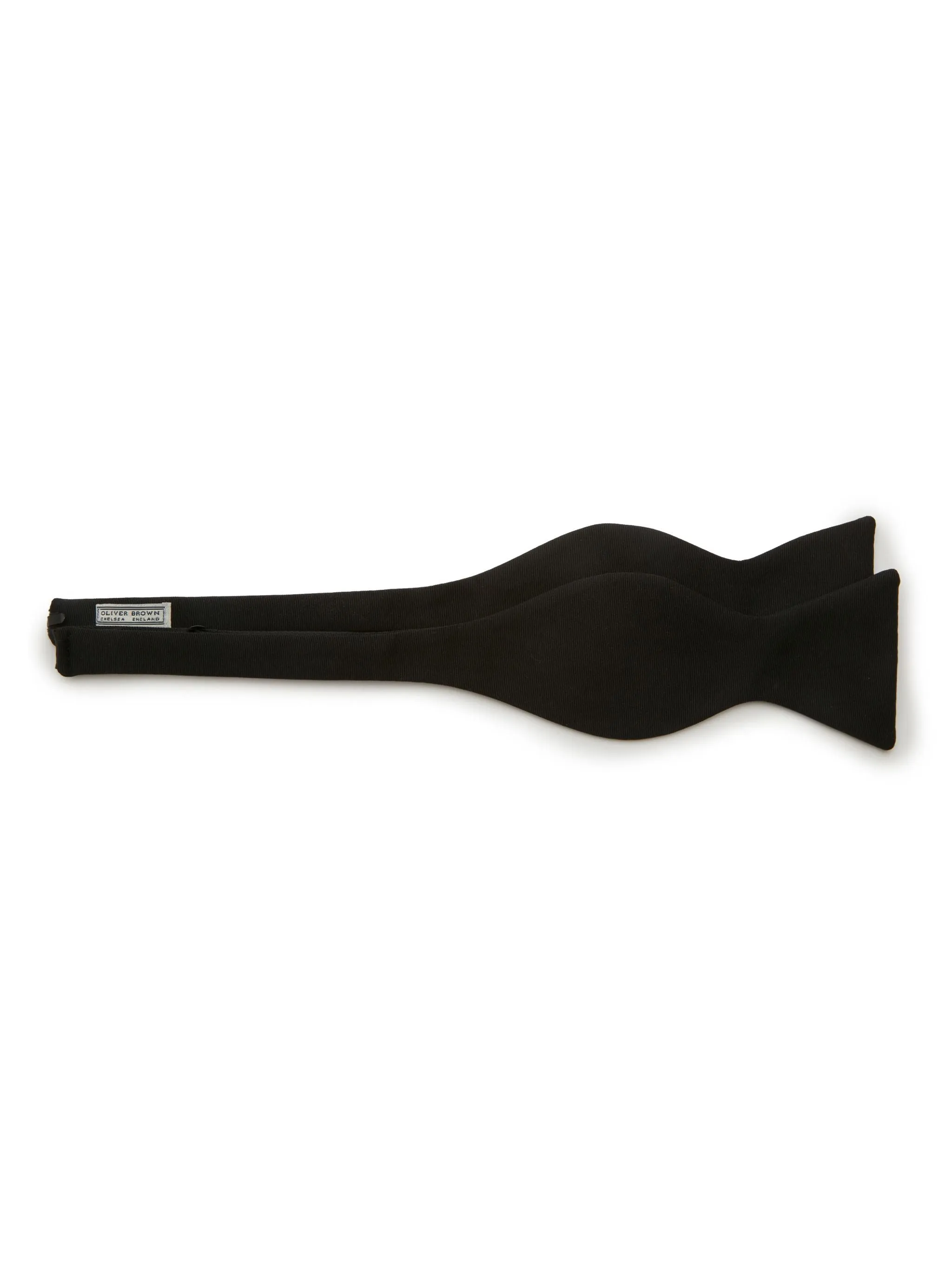 Bow Tie, Self Tie - Corded Black