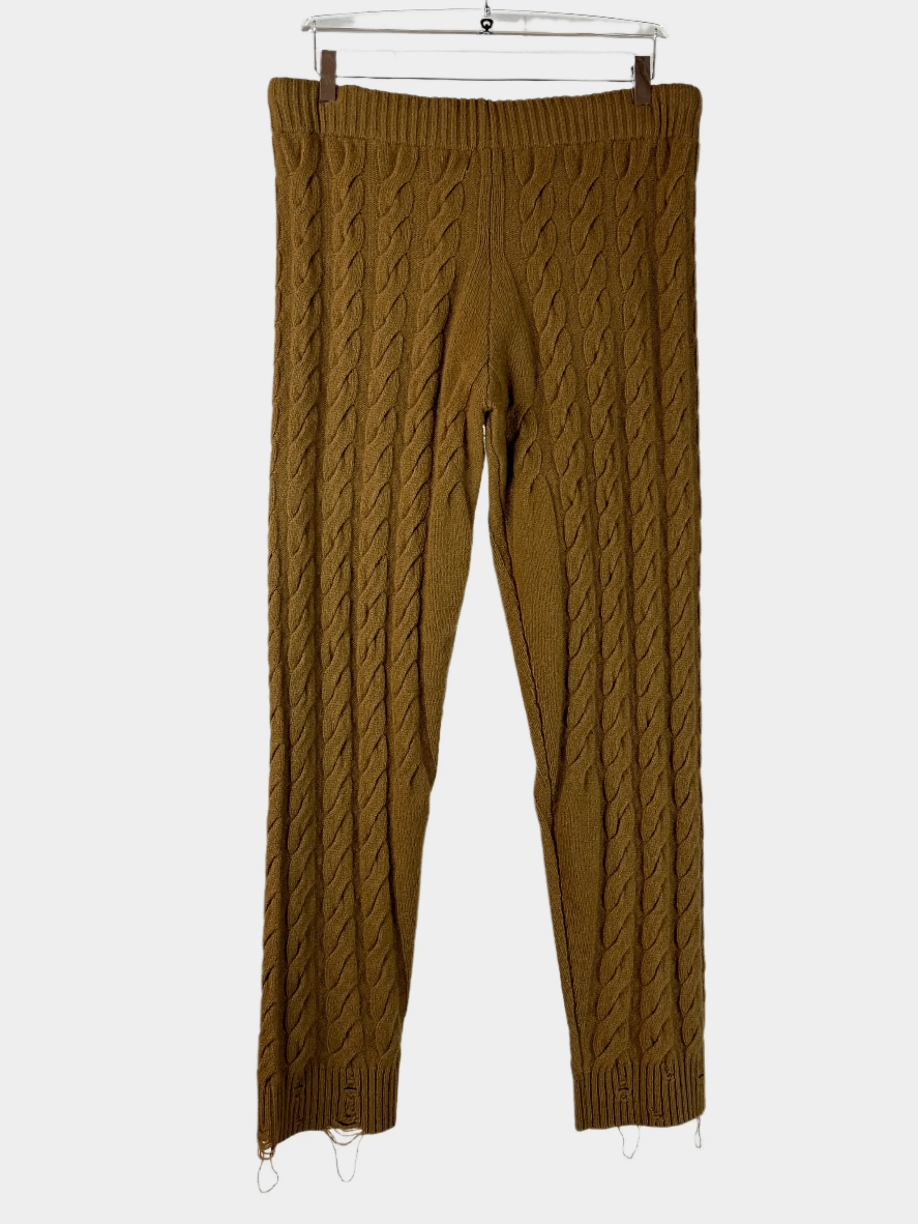 Braided Knitted Trousers