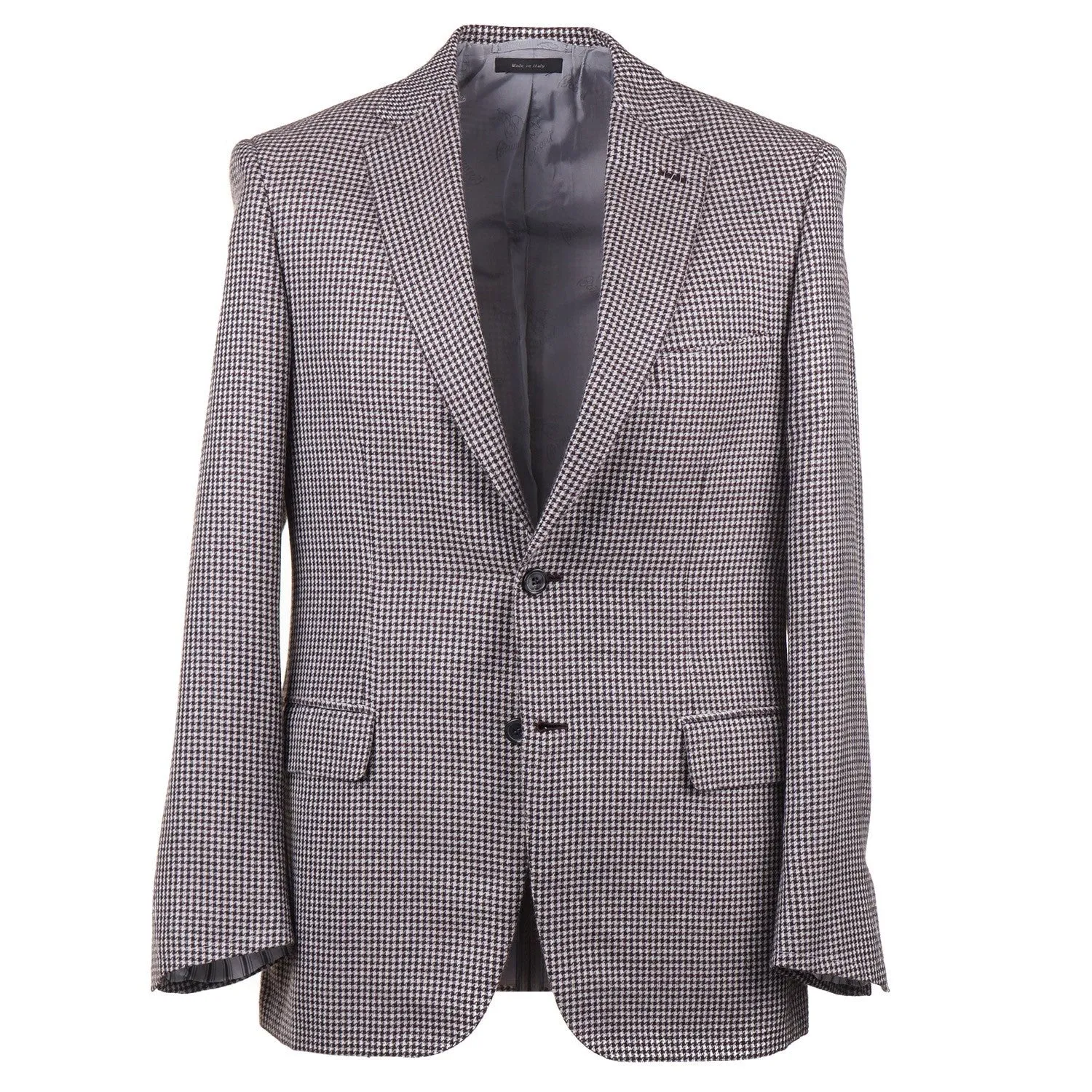 Brioni Houndstooth Cashmere-Silk Sport Coat