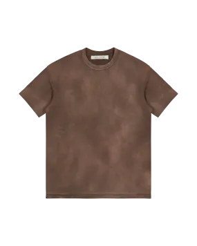 BROWN GARMENT DYE T-SHIRT